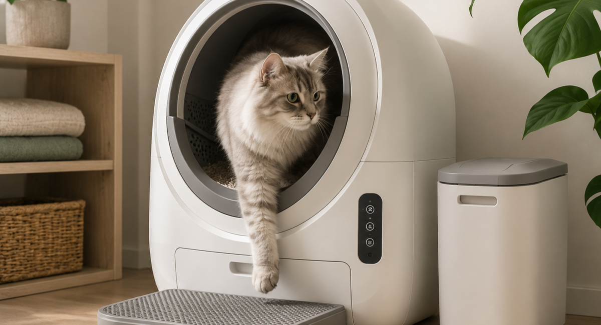 автоматични тоалетни за котки