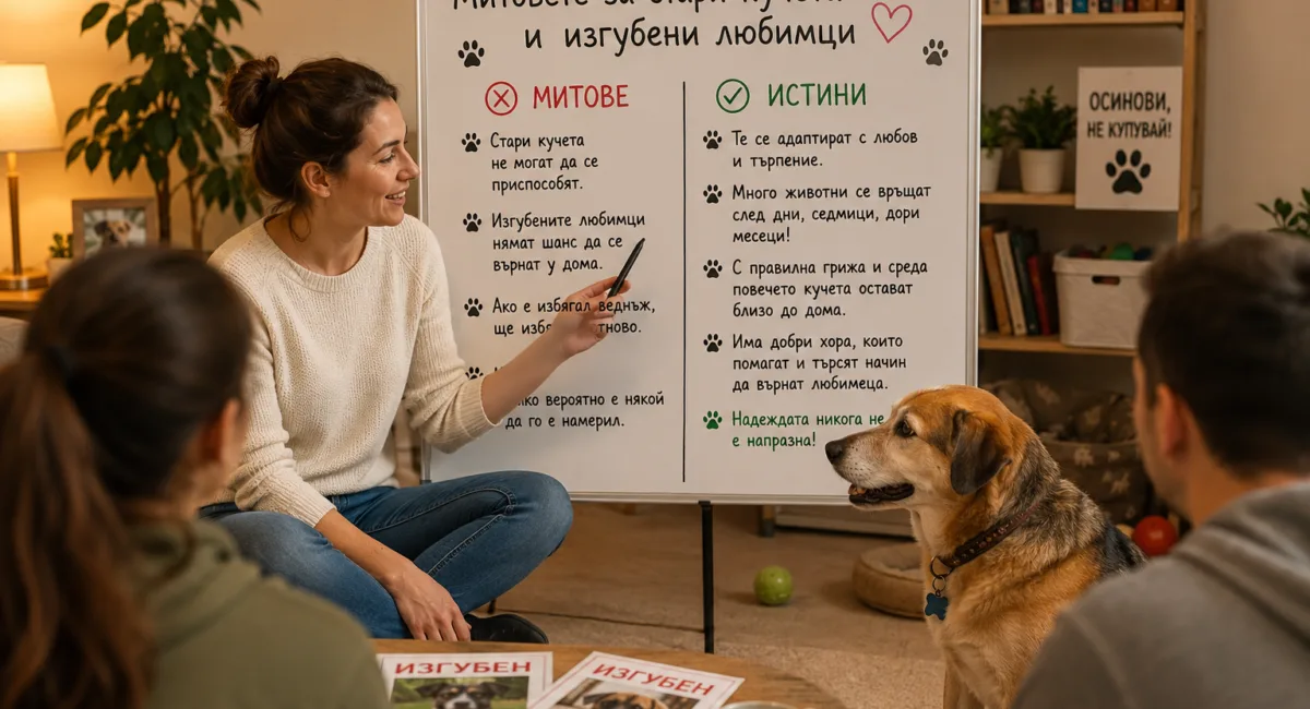Митовете за стари кучета и изгубени любимци