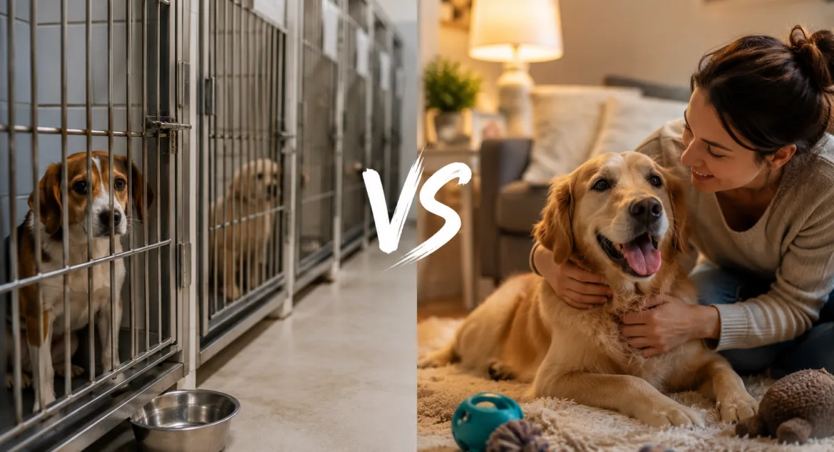 Хотели за кучета vs домашни грижи