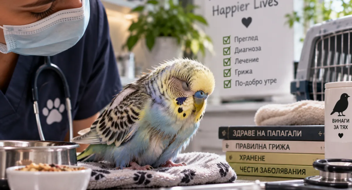 болест при папагалите